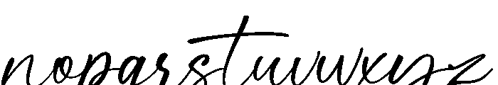 Simsatigan Regular Font LOWERCASE