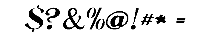 Sinabon Font OTHER CHARS