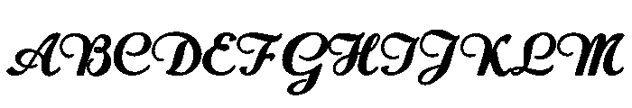 Sinabon Font UPPERCASE