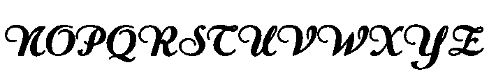 Sinabon Font UPPERCASE