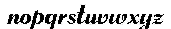 Sinabon Font LOWERCASE