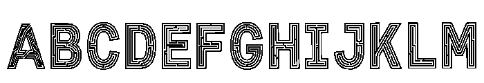 Sindh Regular Font UPPERCASE