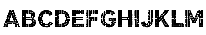Sine Regular Font UPPERCASE