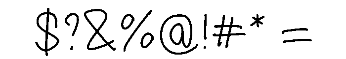 Sinee KFL Font OTHER CHARS