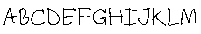 Sinee KFL Font UPPERCASE