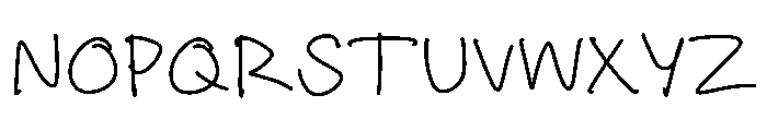 Sinee KFL Font UPPERCASE