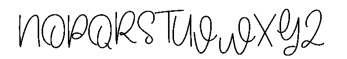 Singel Font UPPERCASE