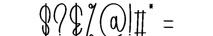 Singering Font OTHER CHARS