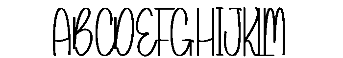 Singering Font UPPERCASE