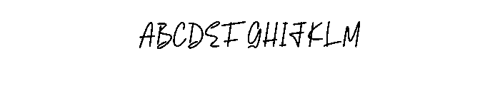 Singing Anythink Font UPPERCASE