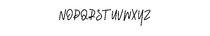 Singing Anythink Font UPPERCASE