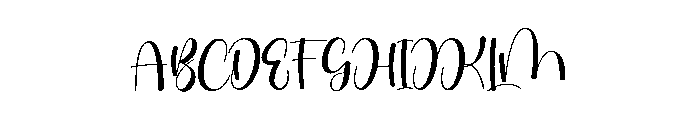 Singing Malibu Font UPPERCASE