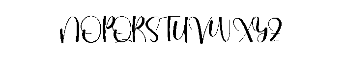 Singing Malibu Font UPPERCASE