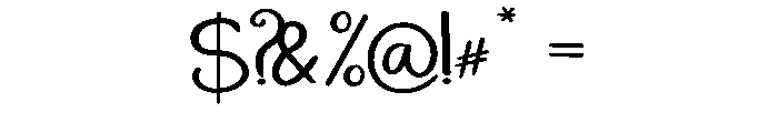 Single Beauty Font OTHER CHARS