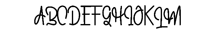 Single Beauty Font UPPERCASE