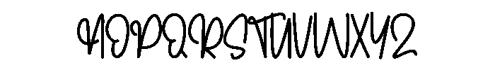 Single Beauty Font UPPERCASE
