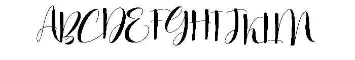 Single Breaking Font UPPERCASE