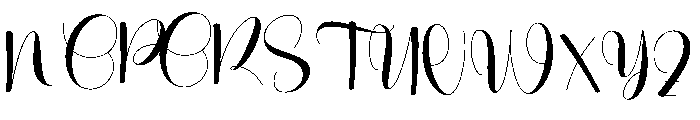 Single Breaking Font UPPERCASE