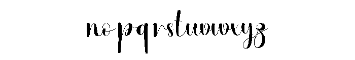 Single Breaking Font LOWERCASE