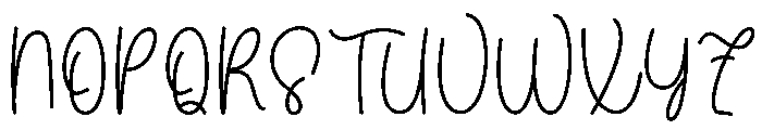 Single Cake Font UPPERCASE