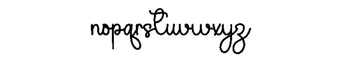 Single Cake Font LOWERCASE