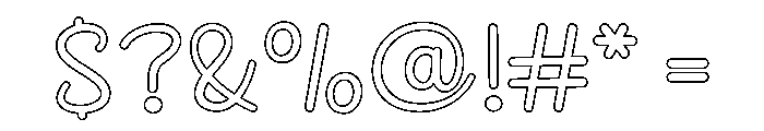 Single Child Font OTHER CHARS