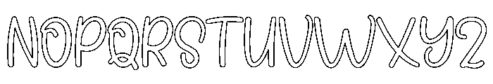 Single Child Font UPPERCASE