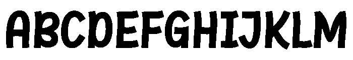 Single Christmas Font UPPERCASE