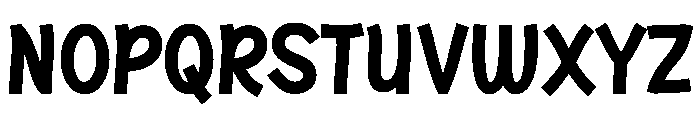 Single Christmas Font UPPERCASE