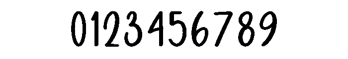 Single Chubby Font OTHER CHARS