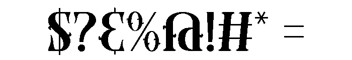 Single Death Font OTHER CHARS