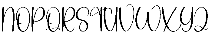 Single Girl Font UPPERCASE