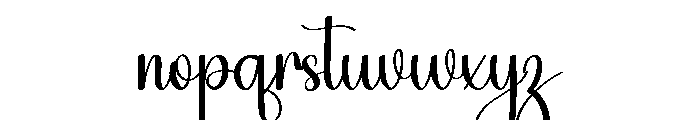 Single Girl Font LOWERCASE
