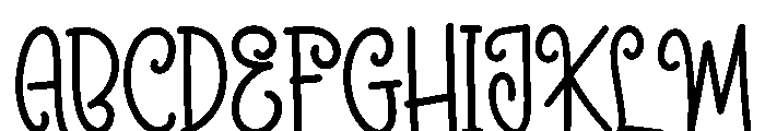 Single Mama Font UPPERCASE