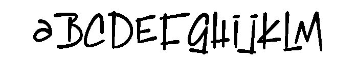 Single Millione Font UPPERCASE