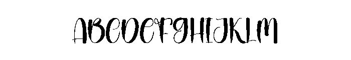 Single Snowman Font UPPERCASE