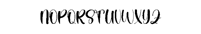 Single Snowman Font UPPERCASE