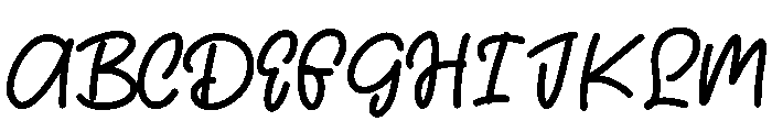Single Women Font UPPERCASE