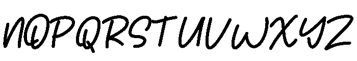 Single Women Font UPPERCASE