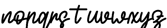 Single Women Font LOWERCASE