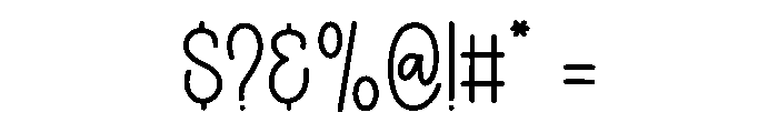 Singleday Font OTHER CHARS