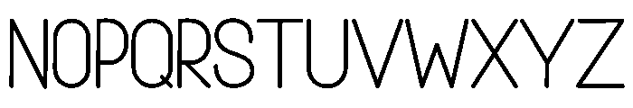 Singleday Font UPPERCASE