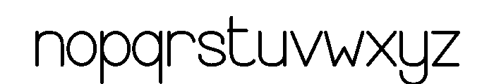 Singleday Font LOWERCASE