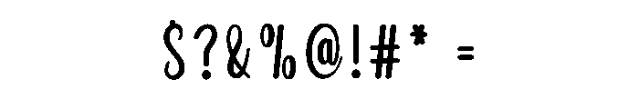 Singleline Font OTHER CHARS