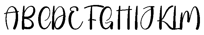 Singleline Font UPPERCASE