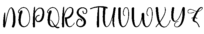 Singleline Font UPPERCASE