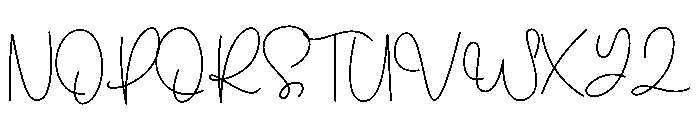 Singlemom Font UPPERCASE