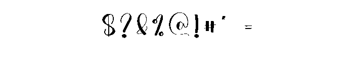 Singletime Font OTHER CHARS