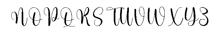 Singletime Font UPPERCASE