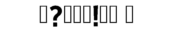 Sini Regular Font OTHER CHARS